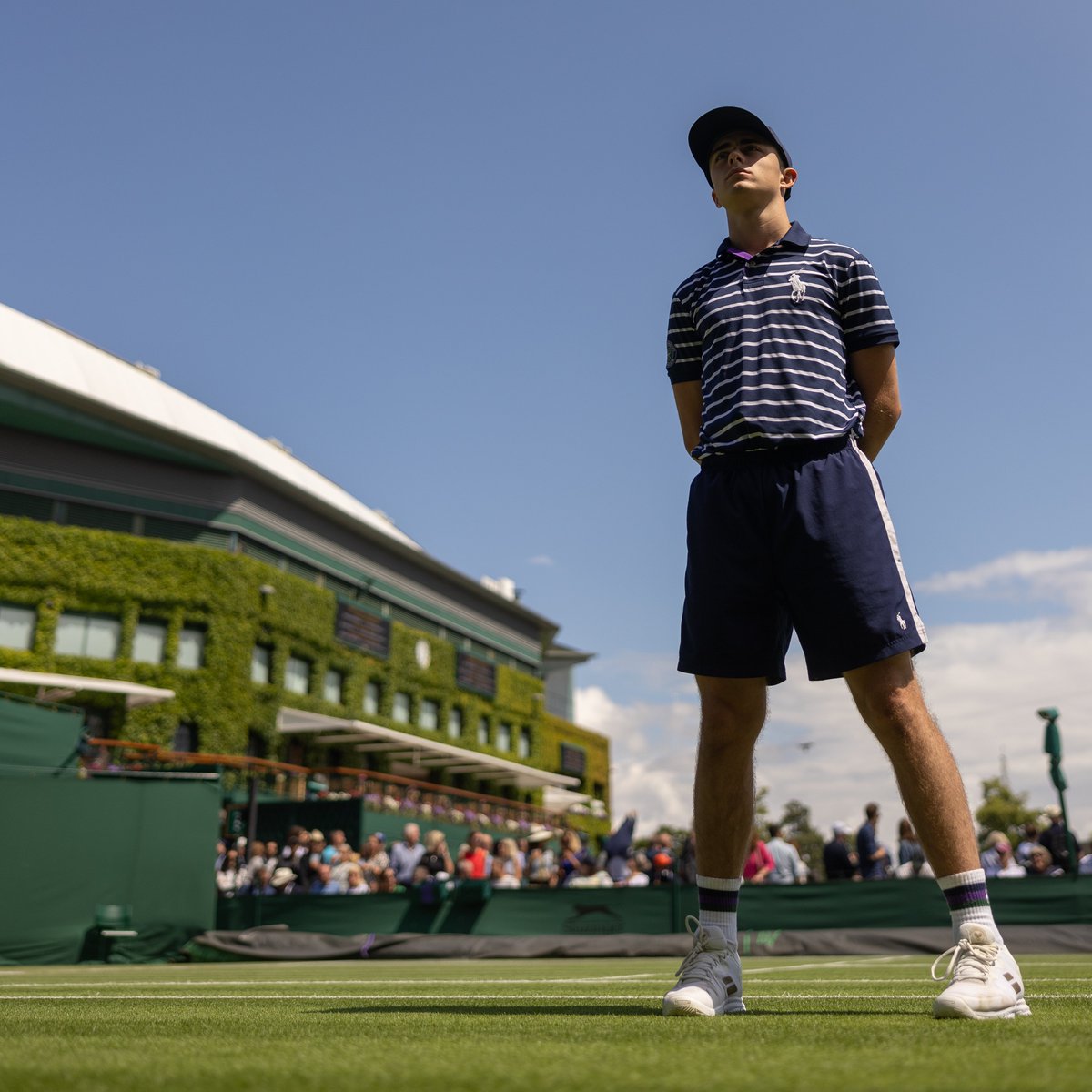 Wimbledon's tweet photo. Play on Day Three is under way 🎾

#Wimbledon https://t.co/tGahhZbRXb