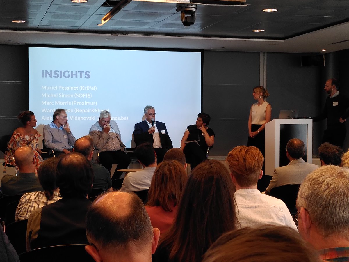 #Throwback naar eerste R-Forum en voorstelling van de #herstel- en hergebruikmarkt van #elektro in België <a href="/Recupel_be/">Recupel</a> @Möbius👉lnkd.in/eGNBXT-4

Met verrijkende inzichten van experts en ervaringen uit ons Repair zkt Hub project <a href="/herwin_sco/">HERWIN</a>