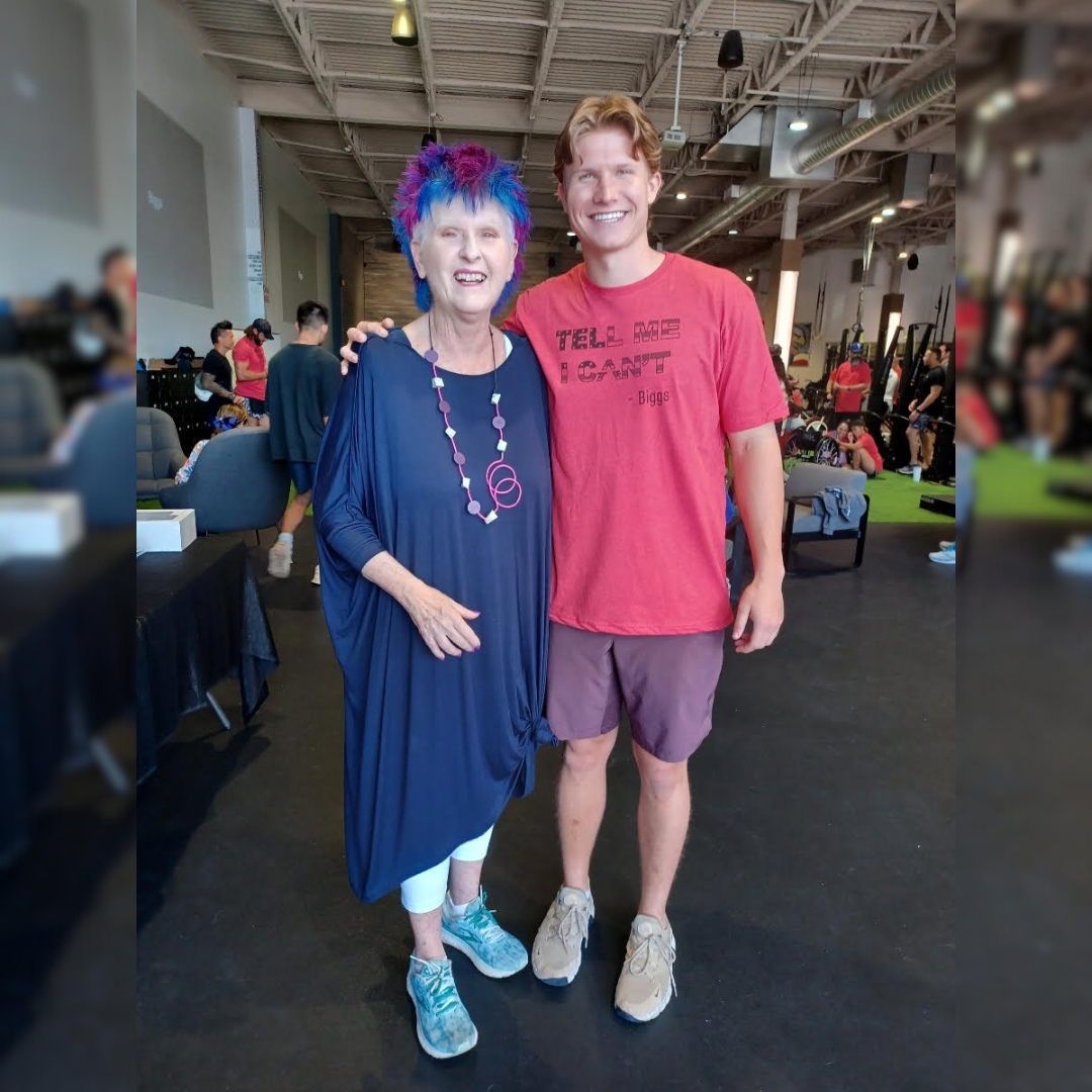 While in TX recently, Dot got to visit the @AdaptiveTrainingFoundation gym &amp; founder David Vobora!
They empower vets with physical disabilities to transform their lives through customized training &amp; more!

Dot also ran into Brandt McCartney of the <a href="/the38Challenge/">The 38 Challenge</a> at the gym too!
