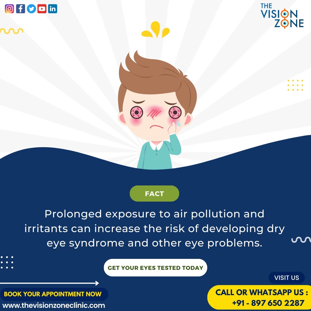 thevisionzone's tweet image. Blurry skies, clearer dangers: Air pollution raises the risk of eye syndrome.

Schedule an Eye Exam Today
@thevisionzone
Call or WhatsApp us: +91 89765 02287
thevisionzoneoffice@gmail.com

#thevisionzone #visionprotection #eyedoctor #health #mumbai #thakurcomplex #kandivalieast