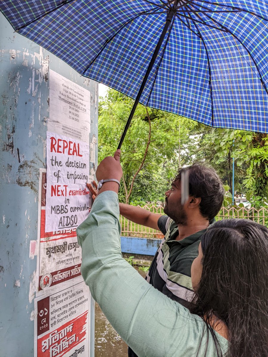 Say no to #NEXT

Repeal the decision of imposition of NExT on final year MBBS students in mid-session 

#nonextfor2019batch
#cancelnext
#savemedicaleducation
#AIDSO

<a href="/AIDSO_AIC/">AIDSO All India Committee</a> <a href="/NMC_IND/">National Medical Commission</a>
<a href="/DrMridulSarkar/">Dr Mridul Sarkar</a> <a href="/medicaldialogs/">Medical Dialogues</a> <a href="/MoHFW_INDIA/">Ministry of Health</a> <a href="/PMOIndia/">PMO India</a>