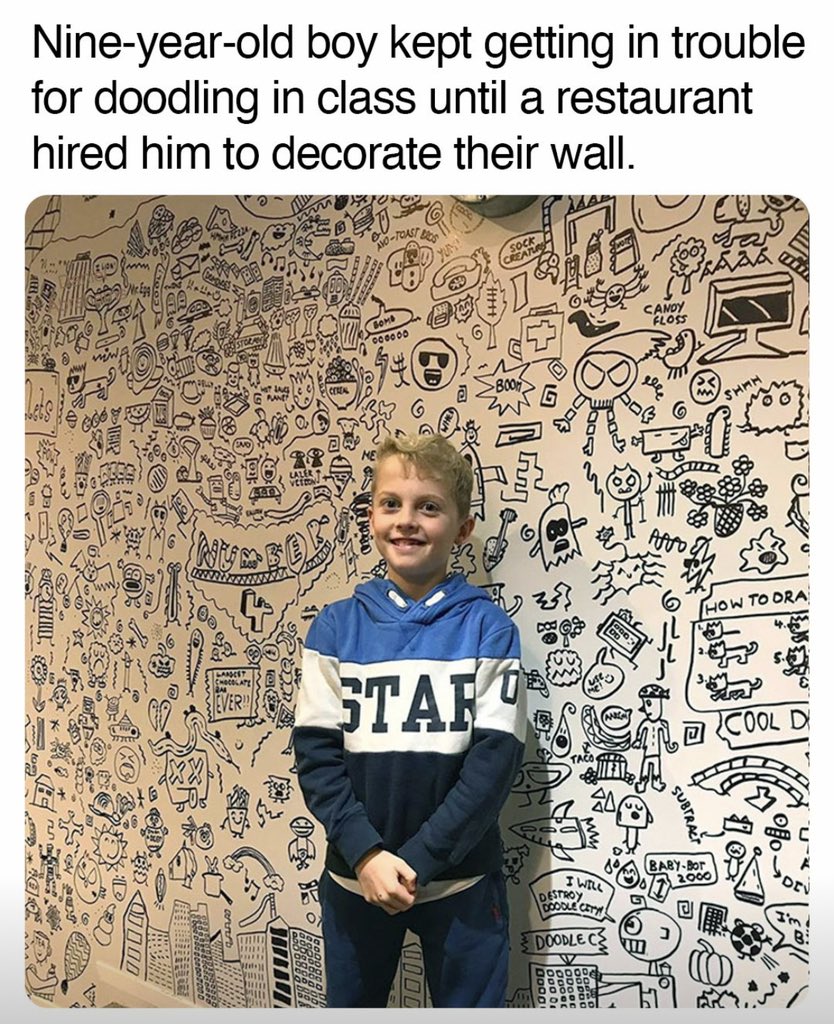 Let this boy’s success story serve as a reminder for us to keep doing what we love.♥️