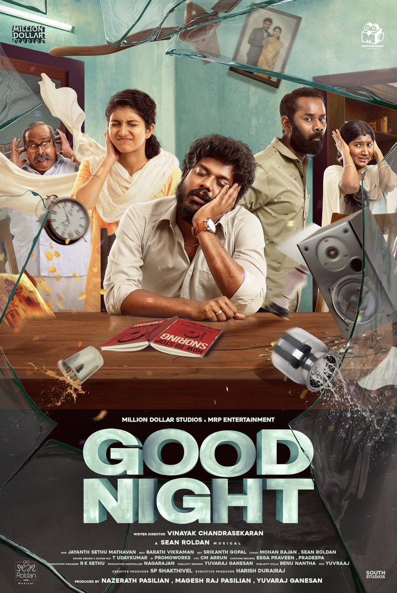 Good Night (3.75/5🌟)
Tamil (2023) (U)
First half was too good but bit stretched in second half.
Overall Well made drama with a good mix of comedy,love,Emotions...
Available In Hotstar (Tam & Kan,Hin,Tel,Mal Dub)
#GoodNight #GoodNightMovie