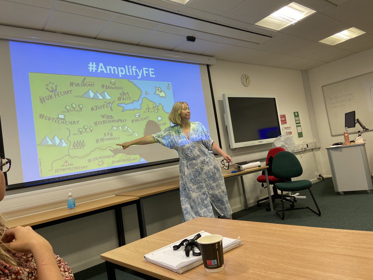 Big shoutout to @AmplifyFE  and @LSRNetwork and all the other # in FE by @LouMycroft. Connection and collaboration are key to support research. #etc2023 @JoyfulFE