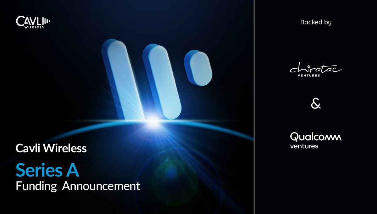 cavliwireless's tweet photo. 🎉 Exciting news! We at @CavliWireless have completed our Series A funding round. Thanks to @ChirataeVC and @QualcommVenture, we're set to revolutionize the IoT space. Stay tuned for more! #SeriesAFunding #IoT #5G #Innovation #GlobalExpansion https://t.co/mxTVl5r0Xq