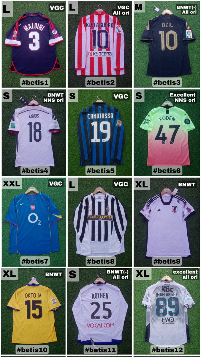 Lelang Jersey #betis tweet media