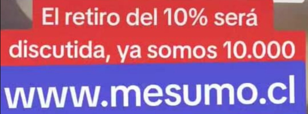 Pablo93880438's tweet photo. @Senado_Chile @Camara_cl VAMOS POR MÁS MUCHEDUMBRE.
#RetiroTotalAfp
#NoMasAFP https://t.co/DkGtUHrOkZ