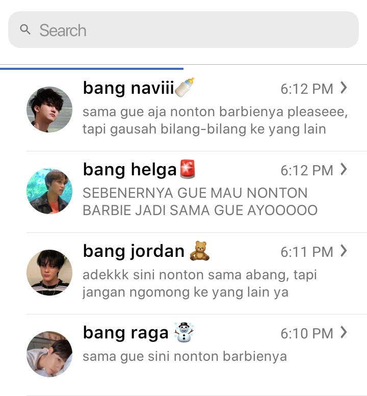 dailyccaca's tweet photo. #kembarwinston edisi gengsi nonton barbie

nct dream 00 few tweets https://t.co/FXn7ePyZC2