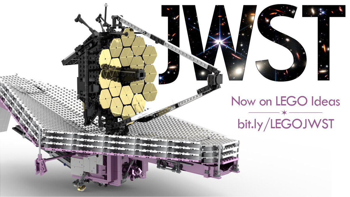 tonysmyuncle's tweet image. We’ve already reached 1k supporters! 🎉 If we reach 10k, #LEGO will consider turning me into a real set. I could use your help! bit.ly/legojwst #JWST #NASA #space