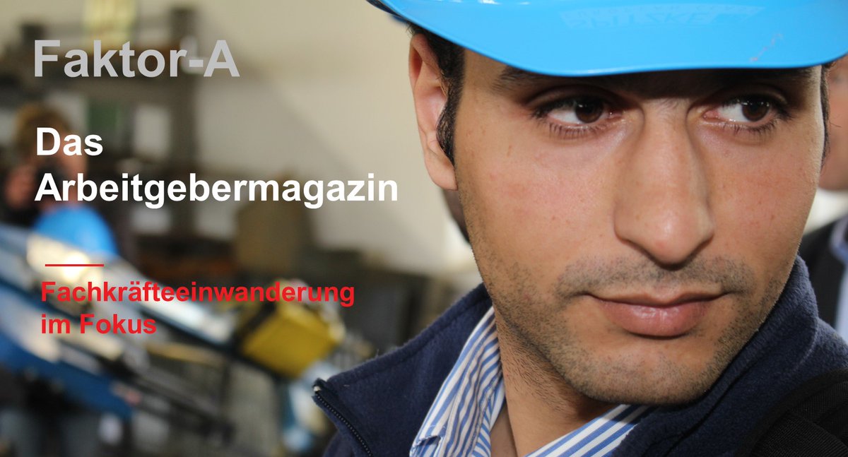 Die aktuelle Ausgabe von #FaktorA - das #Arbeitgeber|magazin der <a href="/Bundesagentur/">Bundesagentur für Arbeit</a> für Arbeit- nimmt die #Fachkräfte|einwanderung in den Fokus: arbeitsagentur.de/faktor-a/mitar…