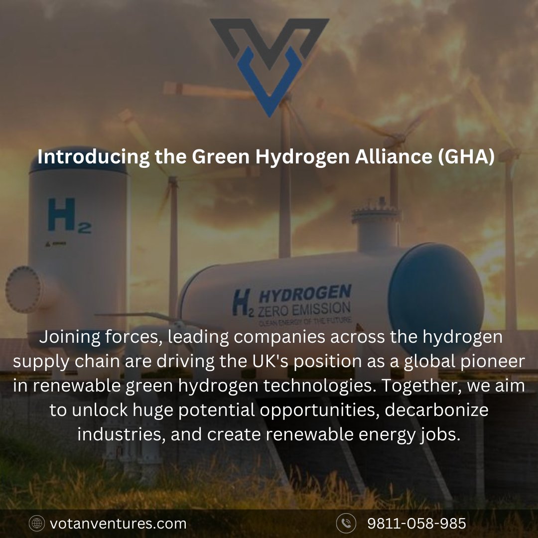 Building a Greener Tomorrow: Collaborating Towards a Sustainable Hydrogen Supply Chain and Renewable Energy Job Creation.
.
.
.
.
.
.
#votanventures #greenhydrogen  #decarbonize #greenhydrogenrevolution #decarbonizeindustries #renewableenergyjobs #hydrogeninnovation #sustainable