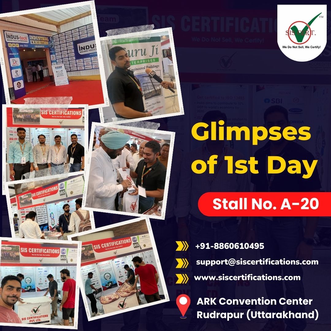 siscert's tweet image. Glimpses of #FirstDay of Exhibition in #Rudrapur.
A perfect start to day one at the #IndusTech Expo. Sometimes it’s nice to take a moment, relax &amp;amp; pop up one of the most amazing clips.
Contact no. :- +91-8860610495
#SISCertifications #uttarakhand #glimpses #success #meetup #event