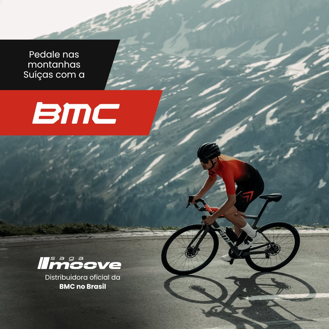 Quer pedalar na Suíça com a BMC? Converse com a equipe @ride_bmc_Brasil e saiba mais sobre a experiência que pode te levar para o topo das montanhas. A @sagamoove é a importadora e distribuidora oficial da BMC no Brasil.