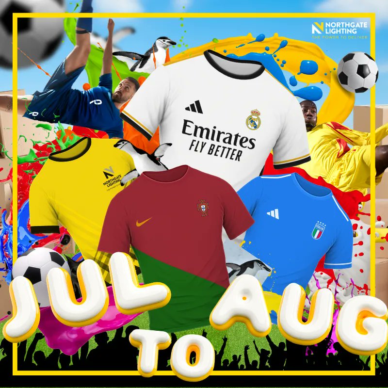 Score a football shirt for your upcoming matches!
Place an order over £1500 before 31st August to secure your winning look!*

*T and C: buff.ly/3JDRGCJ 

Tel: 0113 467 0000
Email: sales@northgatelighting.com

#lighting #electricalwholesalers #northgate #football #shirt