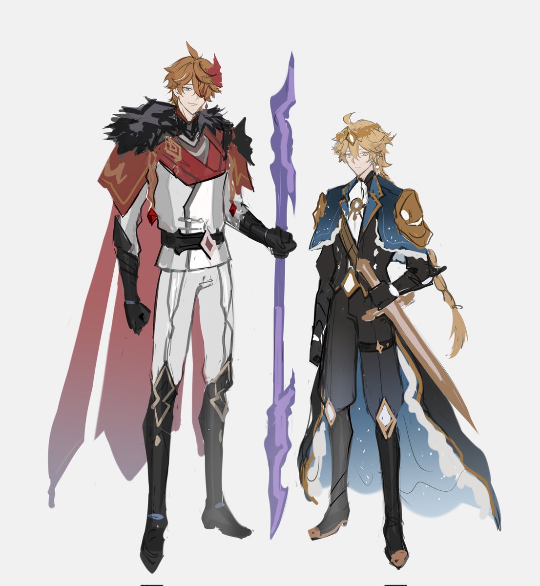 tarunarwhal's tweet photo. abyss knight and his prince revamp https://t.co/JhWUqxPvFX