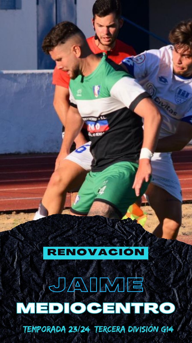 CD_DonAlvaro's tweet photo. 🚨🔊 RENOVACIÓN 🚨🔊

🪖Todoterreno
⚖️ Equilibrio
💪 Fuerza

Portento físico, capaz de sostener al equipo. Perfecto conexión entre la defensa y la parte atacante.

3 Temporadas en el club.

#JuntosSumamosMas https://t.co/YHK8NOu9T1