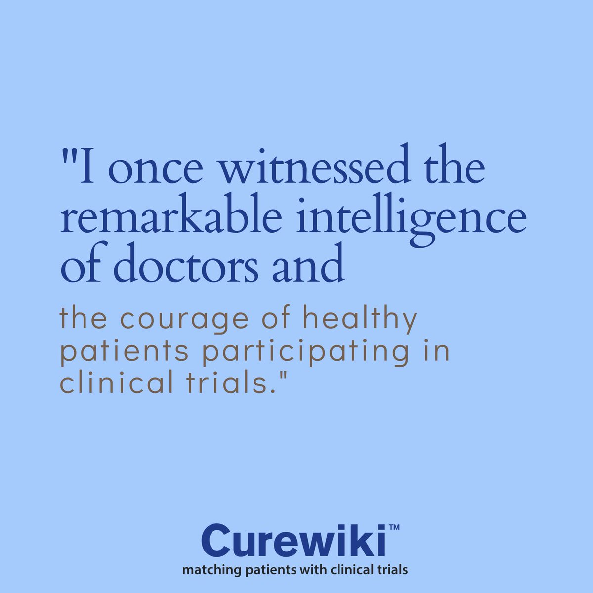 Curewiki1's tweet photo. Behind groundbreaking medical advancements are untold stories of resilience and vigilance. Join us at Curewiki as we uncover the experiences of healthy individuals in clinical trials.

Learn more: https://t.co/E0FM3cS7Hs https://t.co/0qdvsj89ng