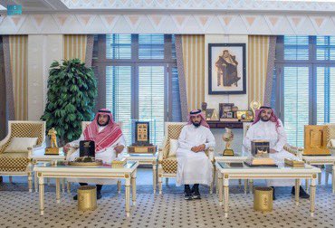 bandernawab's tweet photo. سمو أمير منطقة #القصيم يستقبل رئيس وأعضاء جمعية الطفولة المبكرة بالمنطقة. https://t.co/7kVCORYexb