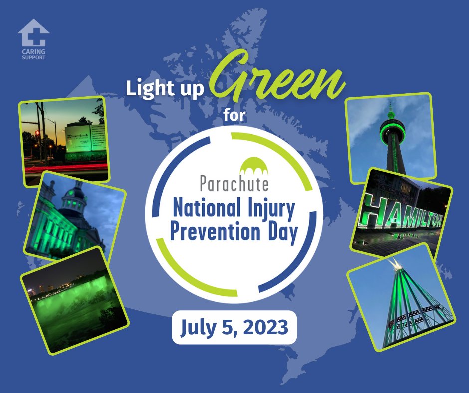 caring_support_'s tweet photo. Today is National Injury Prevention Day in Canada. Injury is the leading cause of death for Canadians ages 1 to 44, costing the economy $29.4 billion annually. Learn more: https://t.co/gyK4JgAJiJ @parachutecanada 

#ParachuteNIPD #WorkSafe #Canada #TurnSafetyOn https://t.co/tyLwFLcAEg
