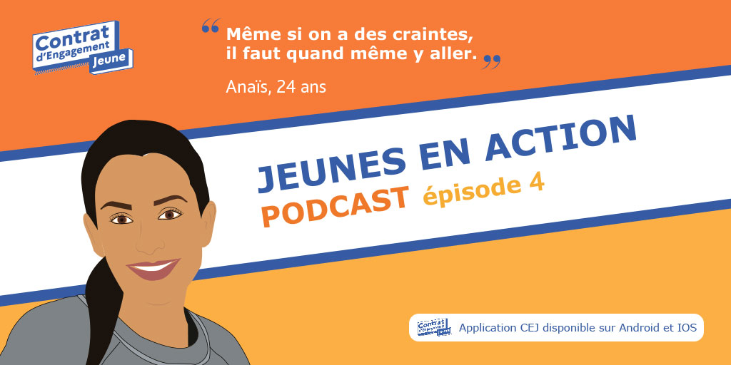 Contrat d'Engagement Jeune : comment @pole_emploi accompagne les #jeunes vers un #emploi ou une #formation ? 🤝

🎧 Découvrez le parcours d'Anaïs dans l'épisode 4 de notre série de #podcasts sur le #CEJ ➡️ octopus.saooti.com/main/pub/podca… <a href="/gouvernementFR/">Gouvernement</a> #1jeune1solution #TousMobilisés