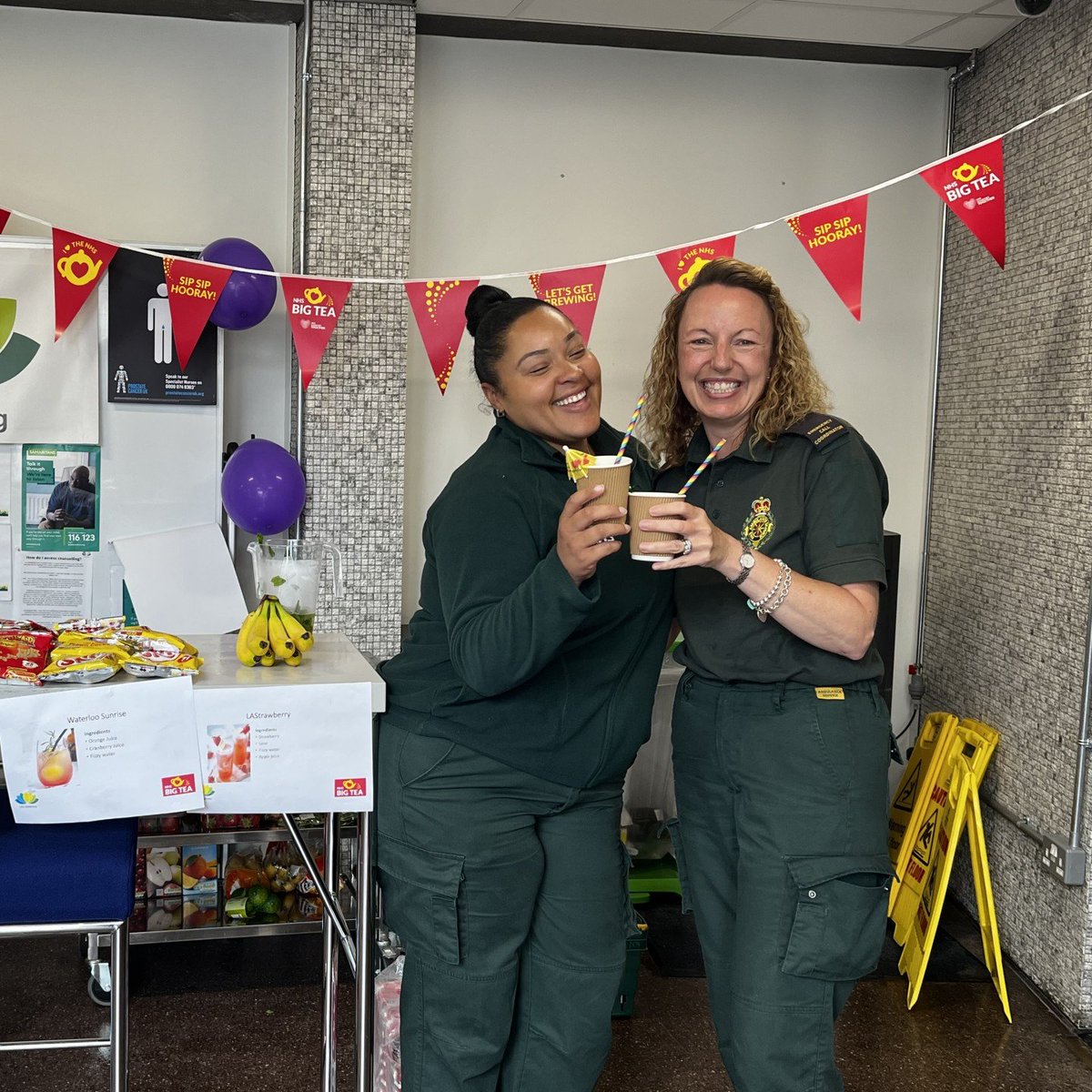 Ldn_Ambulance's tweet photo. What better way to celebrate #NHS75 than supporting the wellbeing of #OurNHSPeople? 

By donating money to the #TeamLAS Charity, you can fund initiatives ranging from staff hardship grants to our wellbeing tea trucks for road crews.

#CharityTuesday