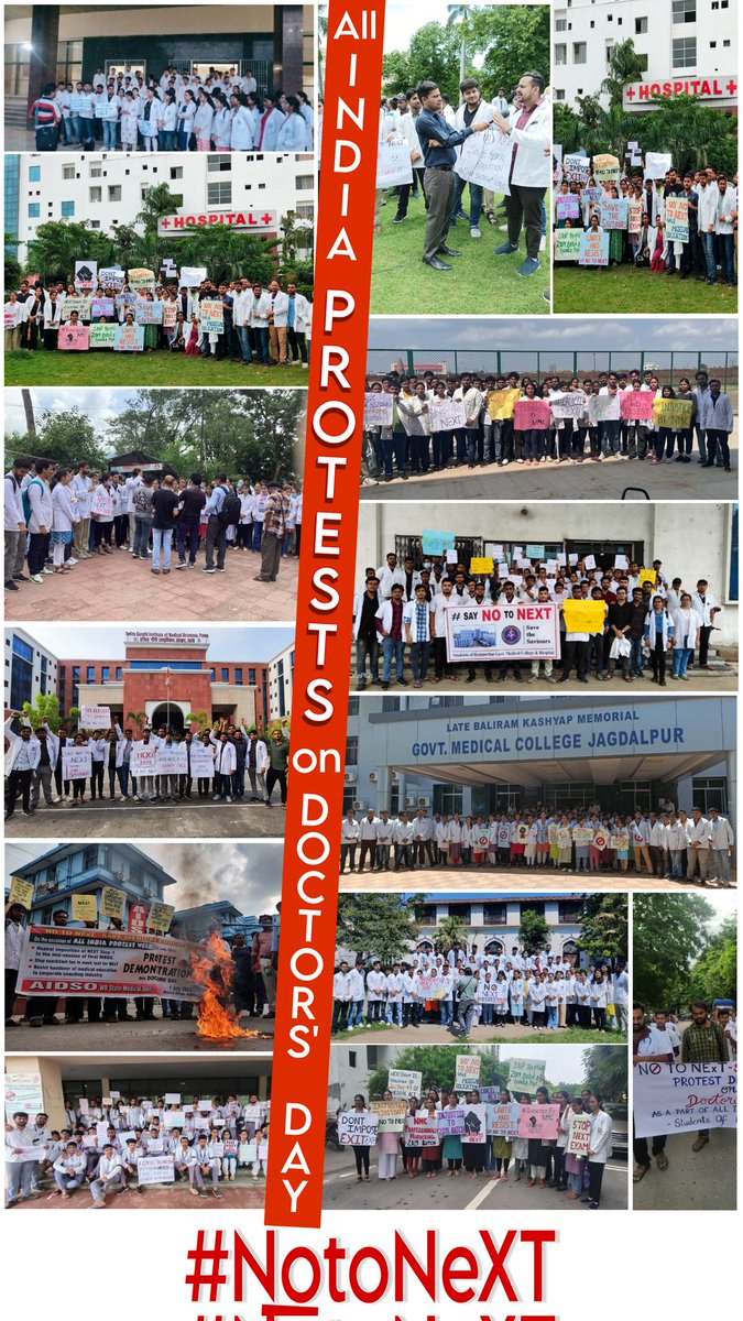 AIDSO_AIC's tweet photo. Say no to #NEXT

Resist NExT - stop burdening MBBS students with unnecessary examinations

#nonextfor2019batch
#cancelnext
#savemedicaleducation
#AIDSO

@AIDSO_AIC @NMC_IND
@DrMridulSarkar @medicaldialogs @MoHFW_INDIA @PMOIndia https://t.co/UlmiKCCDjb