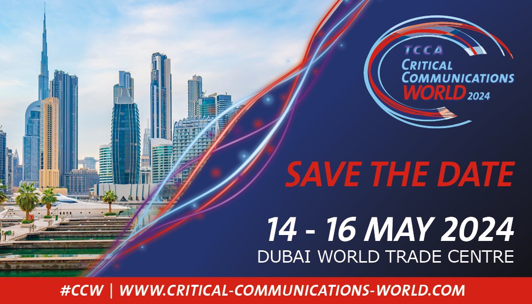 #CCW24 takes place in Dubai over 14-16 May 2024. After a record breaking 2023 show we're now deep in planning & look forward to bringing #CCW to the UAE & working closely with host operator @NedaaDXB & Dubai Department of Economy and Tourism (DET). @visitdubai @TCCAcritcomms #CCW