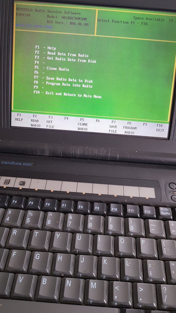 Some old school programming of PMR radios. I had to dig deep but I succeeded!