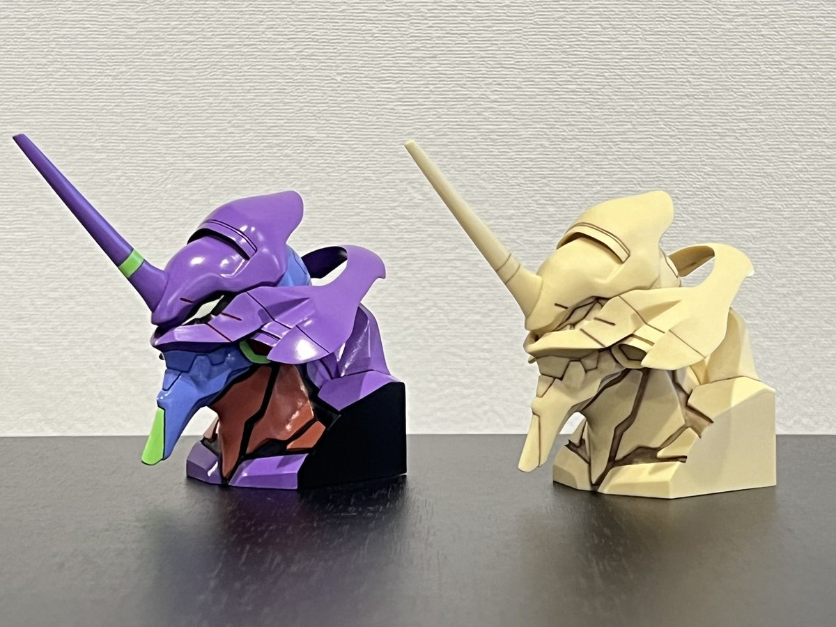 というわけで(？)2個目のエヴァ初号機の公式作画参考模型できました