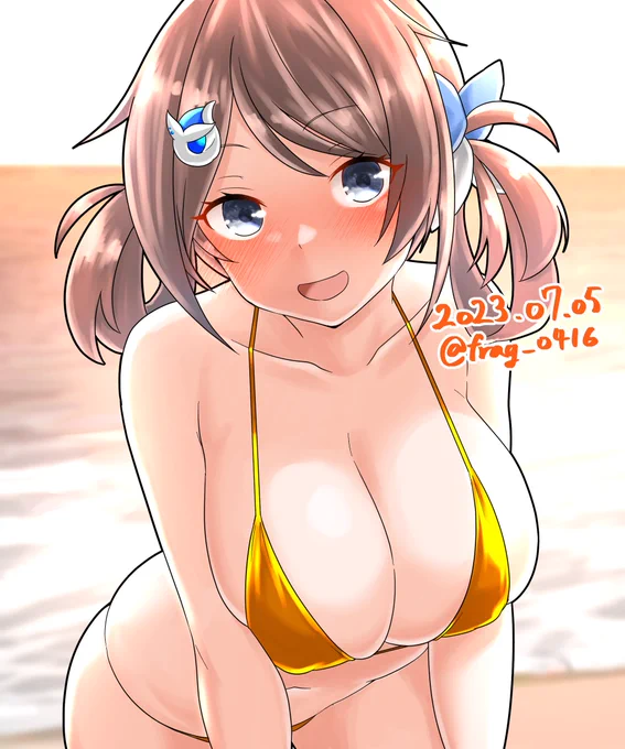 ビキニ長鯨#艦これ版深夜の真剣お絵描き60分一本勝負#艦これ版真剣お絵描き60分一本勝負_20230705 