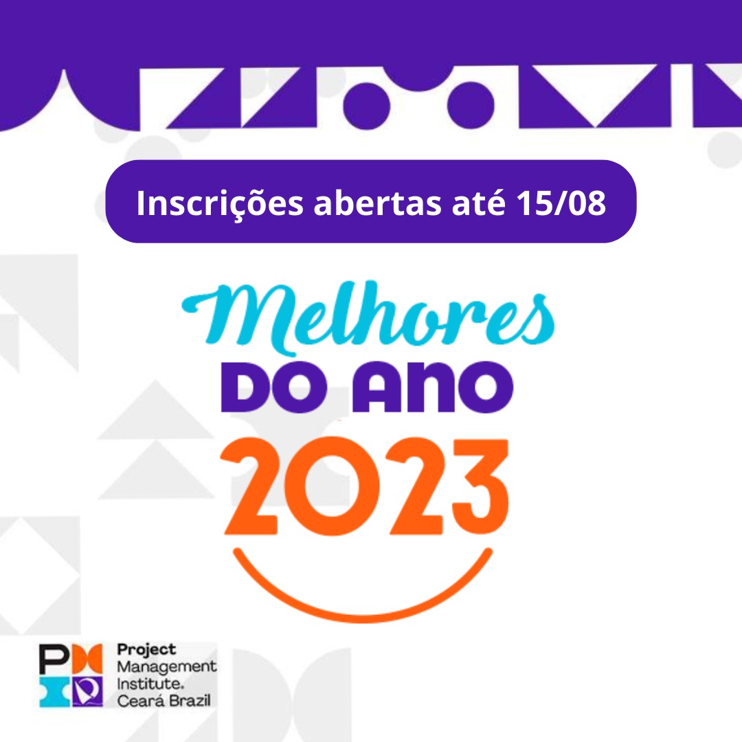 Participe do Prêmio Melhores do Ano 2023! 🏆✨

Destaque sua empresa e projetos no Melhor Projeto e Melhor Gestor de PMO do ano.

Inscrições até 15/08. Não deixe de se inscrever: pmice.org.br/noticia/40/?me…