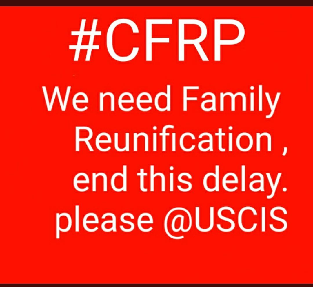 We need to be attended to immediately, it is the right of our citizen relatives and of us as a beneficiary, where are the human rights of the United States.