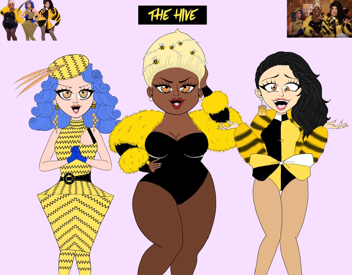 The Hive - VIP Club hosted by @LatriceRoyale , @manilaluzon & #TrinitytheTuck 🐝🍯💛 #dragrace