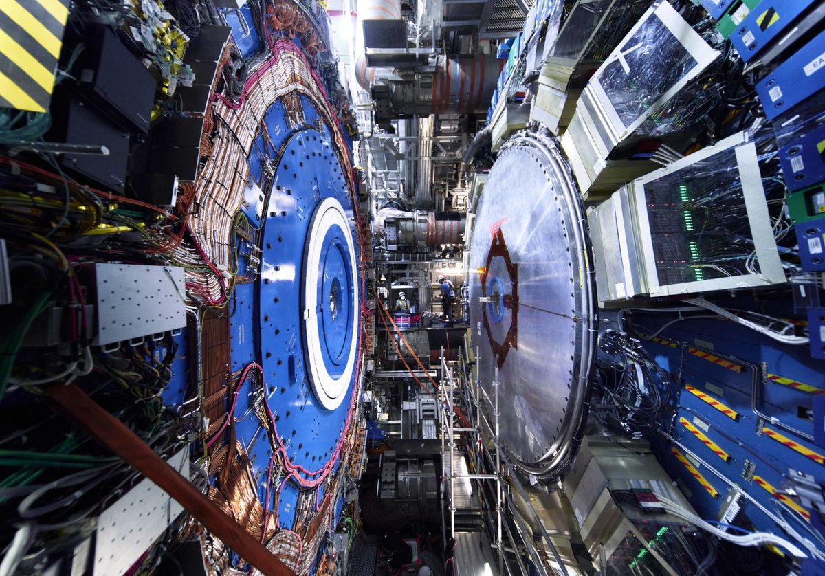 CERN's tweet photo. Standing on the shoulder of giants

Today, CERN’s #PhotoOfTheWeek shows the ATLAS detector from various angles. The first picture was voted the favourite by you in last week’s ATLAS photo competition. One of the big four experiments in CERN’s accelerator complex, the @ATLASexperiment at CERN holds the largest volume particle detector ever constructed.

As #LHCRun3 continues, the ATLAS experiment has changed how it stores and processes "conditions data" – essential information describing every aspect of ATLAS during collisions in the #LHC.

Find out more: https://t.co/eyfFWRWXSU