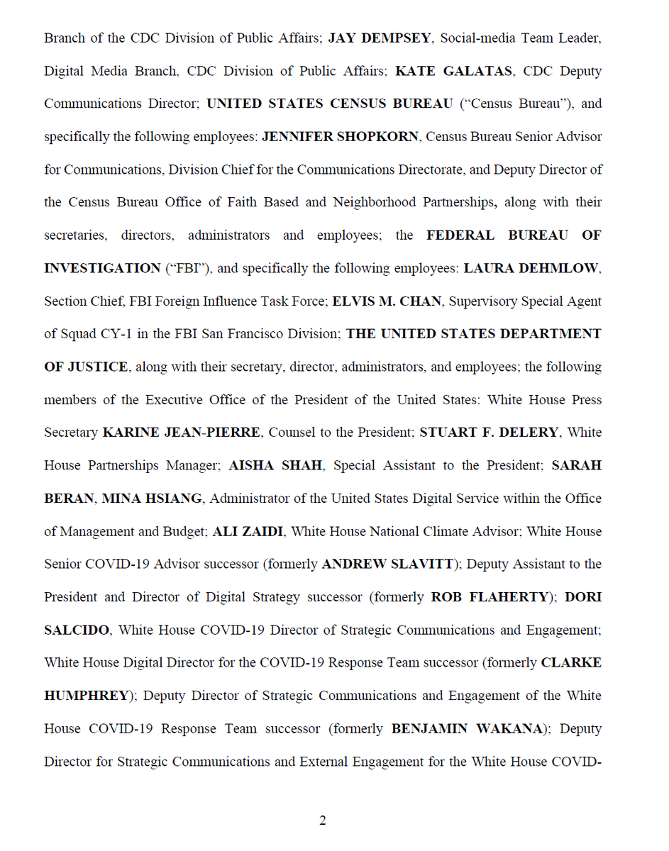 seanmdav's tweet photo. You have to see the whole list of names and everything the judge prevented to believe it. The scope of the government's illegal censorship conspiracy against the American people was truly massive. https://t.co/4XgFUWGpta