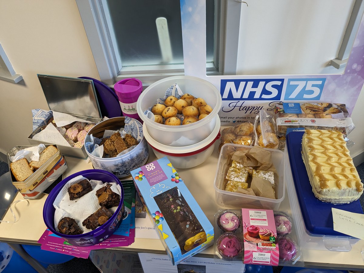 Childrens Care Group 💙 (@childrencgrdash) on Twitter photo #NorthLincs CAMHS team have held a bake sale to raise funds for <a href="/jensspecialP/">Jen's Special Place</a> while celebrating the NHS 75th Birthday 💙 <a href="/rdash_nhs/">RDaSH NHS FT</a> #NorthLincs CAMHS team have held a bake sale to raise funds for <a href="/jensspecialP/">Jen's Special Place</a> while celebrating the NHS 75th Birthday 💙 <a href="/rdash_nhs/">RDaSH NHS FT</a>