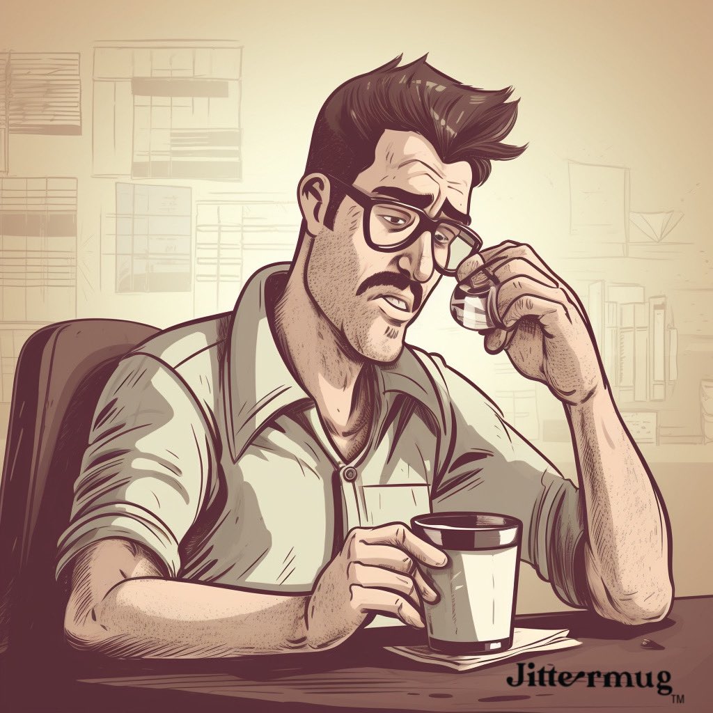 jittermug_'s tweet photo. Post-4th party vibes, but work awaits. ☕️😴 Fueling up with coffee to conquer the day after a night of celebration. Let's power through with caffeine ! https://t.co/Ch8sLqM5ij