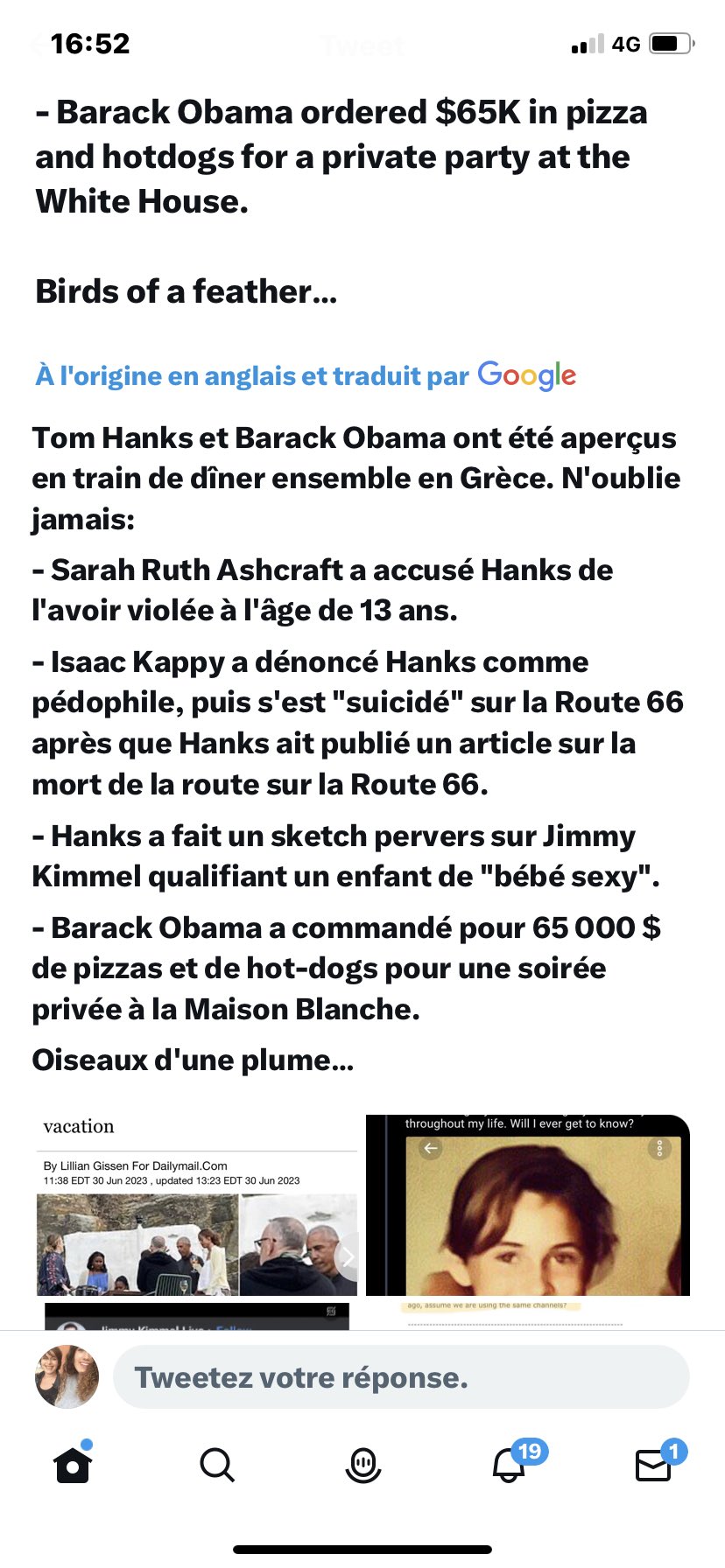 Nathalie on Twitter "Tom Hanks est un pédophile Accusé d avoir violé(07)