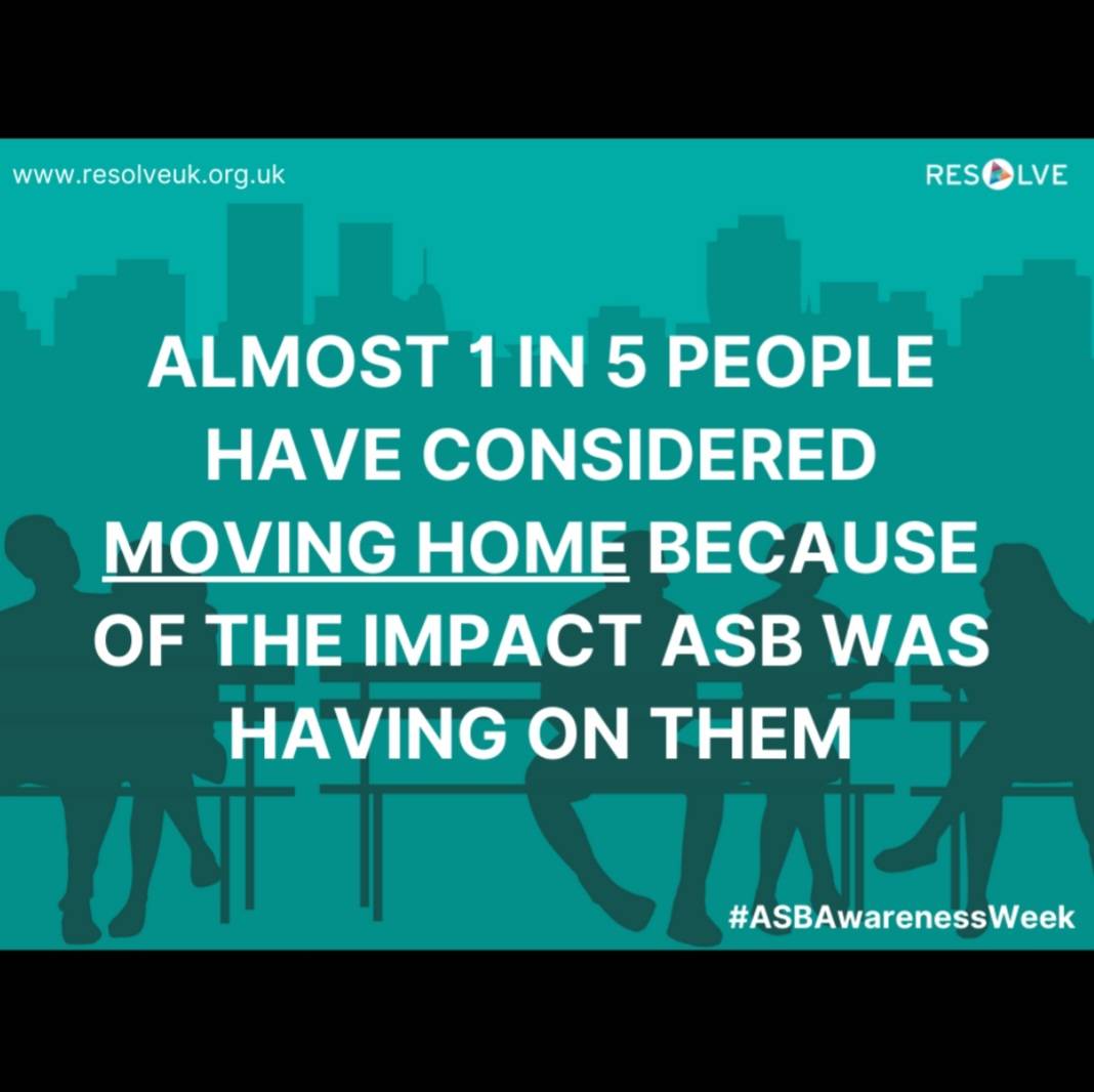 NottsVictimCARE's tweet photo. Today's theme for #ASBAwarenessWeek is #VictimsDay, Anti-Social Behaviour can be devastating for victims and communities.
We all have a right to feel safe where we live, and we all have a part to play.  Notts Victim CARE can offer support on 08003047575 https://t.co/hJgUs0m6ph