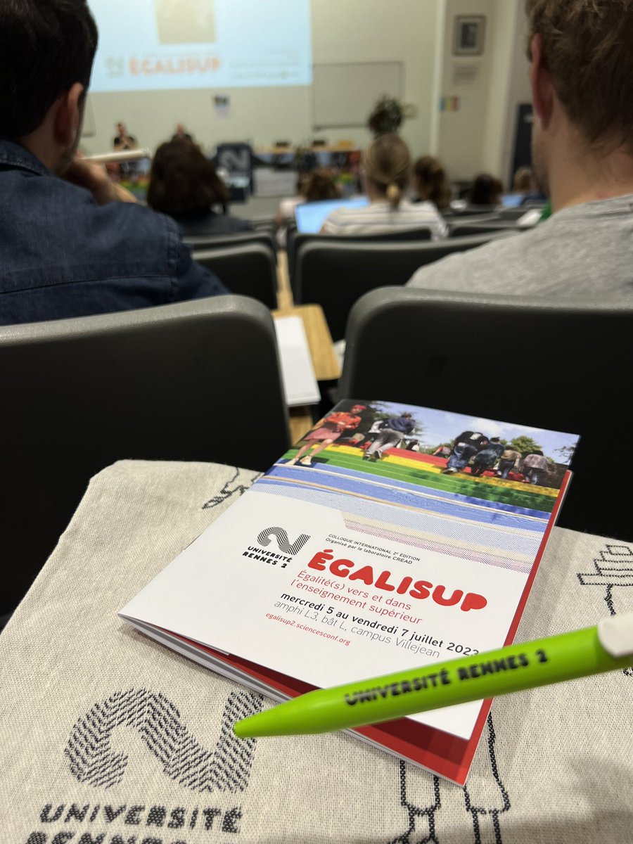 RommelDelphine's tweet photo. @NantesUniv au colloque international #EgaliSup  Égalités vers et dans l’enseignement supérieur https://t.co/XeWt4g0R0b