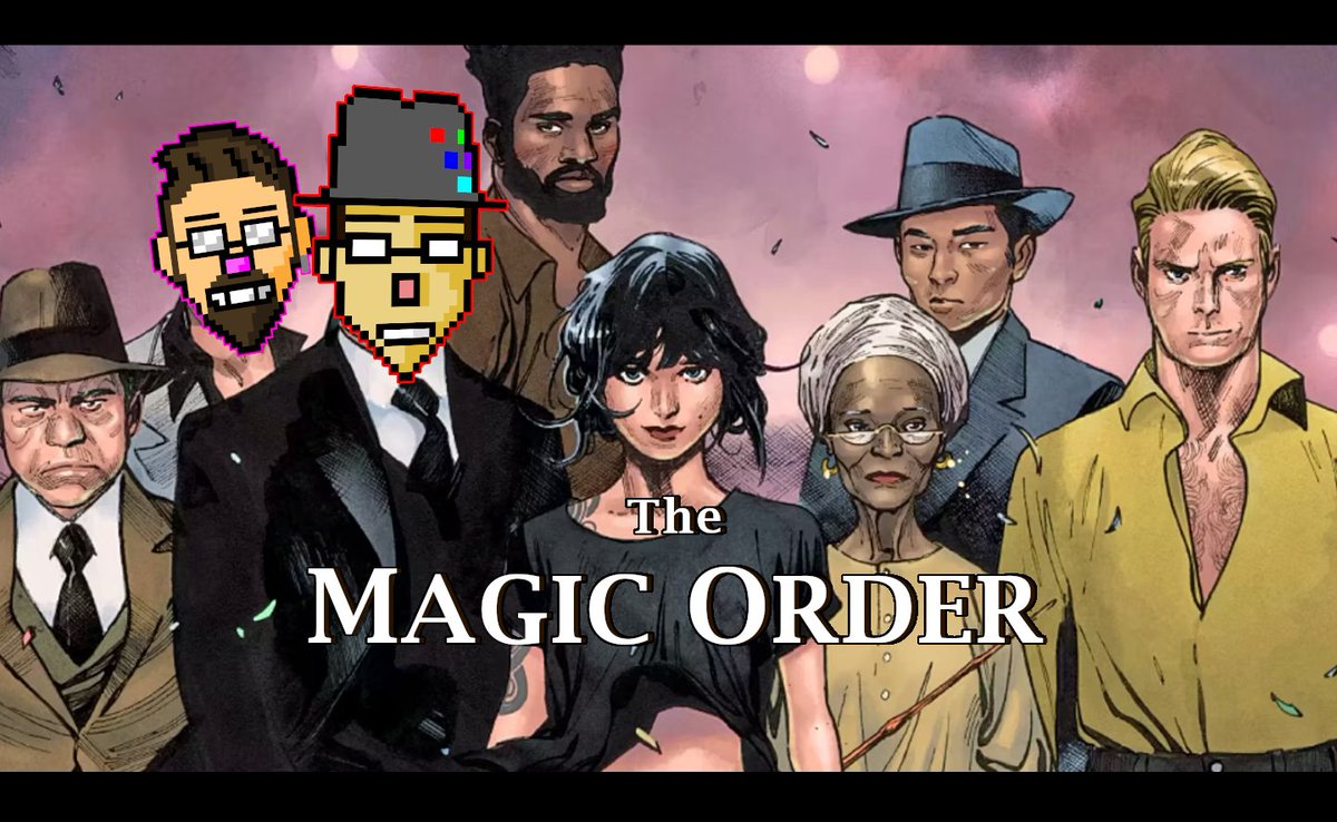 EiFNiR's tweet image. This week @kingtentacle and @Kaowas discuss the mystical world of The Magic Order! And, oh my gosh! Is that... David Blaine!?

…thingisfinenothingisruined.libsyn.com/414-the-magic-…
#podcast #comics #TheMagicOrder