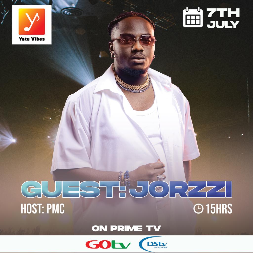 OluwaJorzzi's tweet photo. Catch me Live on Prime tv #YatuVibesShow hosted by @DjPressureTakaPMC ! 7th July!! @RadicalWaveRecords #HandleMeWithCare https://t.co/tlEJuEqSXx