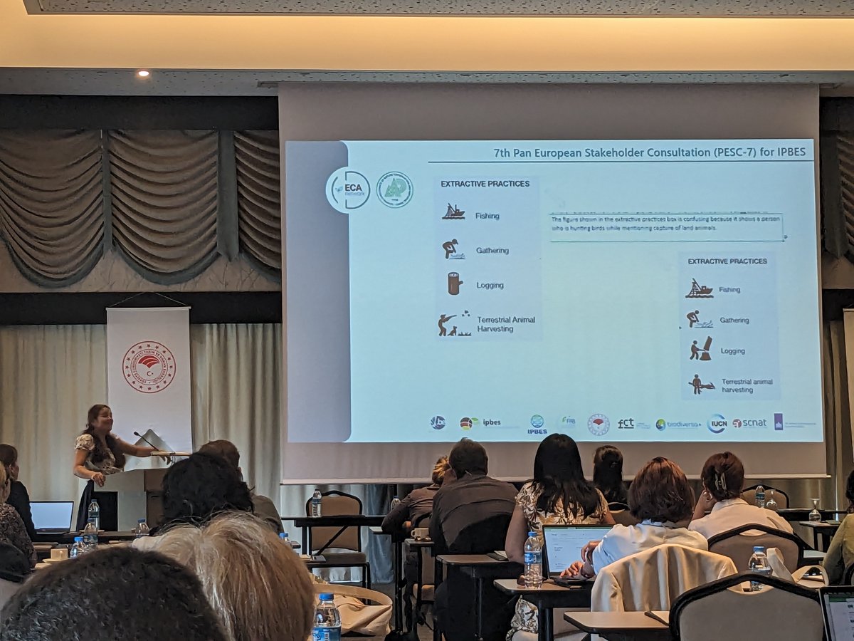 Biodiversity_be's tweet photo. 🪲#InvasiveAlienSpecies are a major driver of #biodiversity loss
At #PESC7 we're gearing up to make significant strides in the crucial @IPBES IAS assessment 🌿
📜Esra Per (Gazi University) explains the assessment procedure followed by Marie-claire showing the review process https://t.co/JfgXgMMMf5