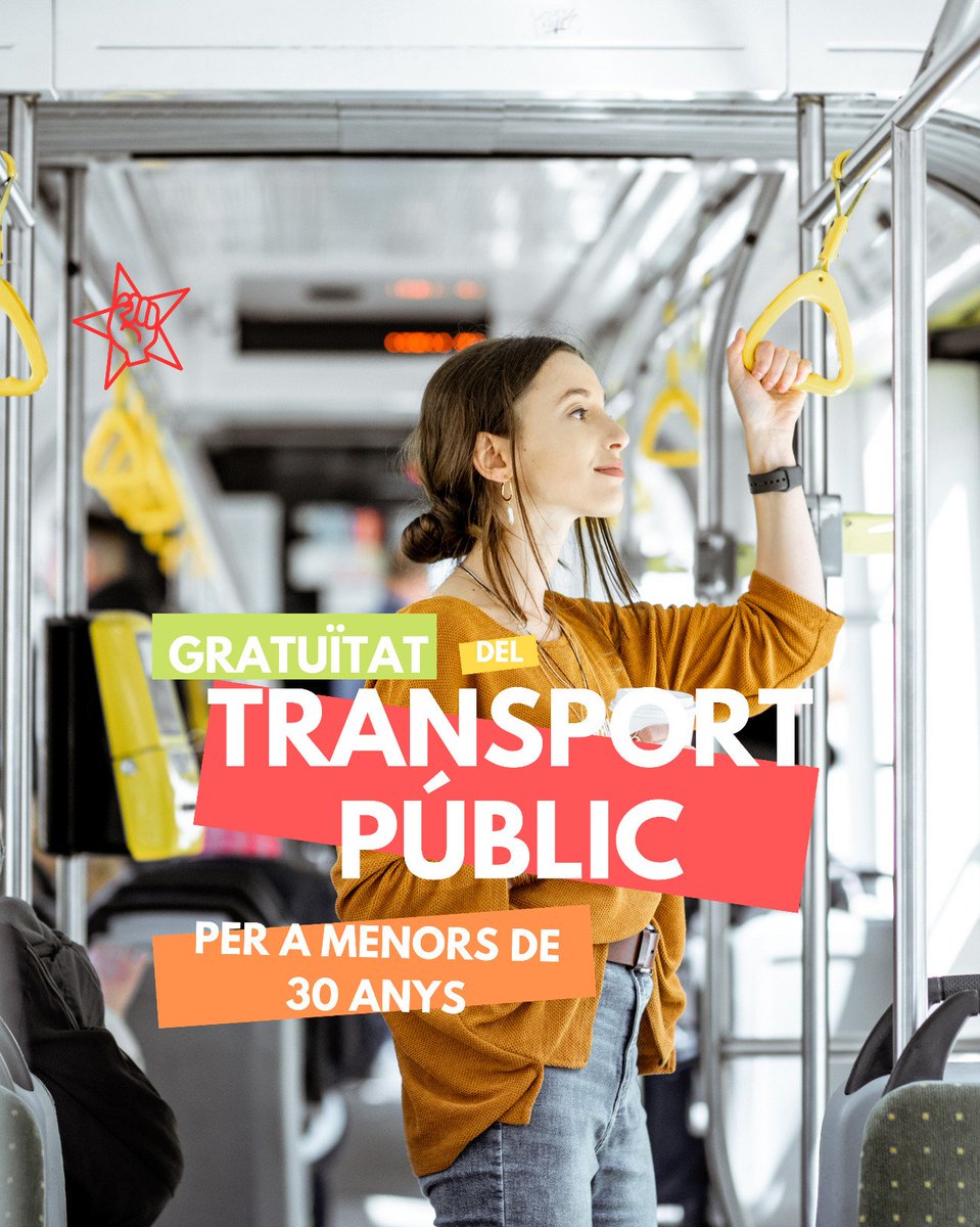 JoveSocialistes's tweet photo. ✅ El Govern de Ximo Puig prorroga la gratuïtat del transport públic per a joves fins a final d'any

També el descompte del 50% generalitzat per a les persones usuàries en els transports de la Generalitat (Metrovalencia, TRAM Alacant, TRAM Castelló i autobusos interurbans 🚉 🚍 https://t.co/fLqb5jesoS