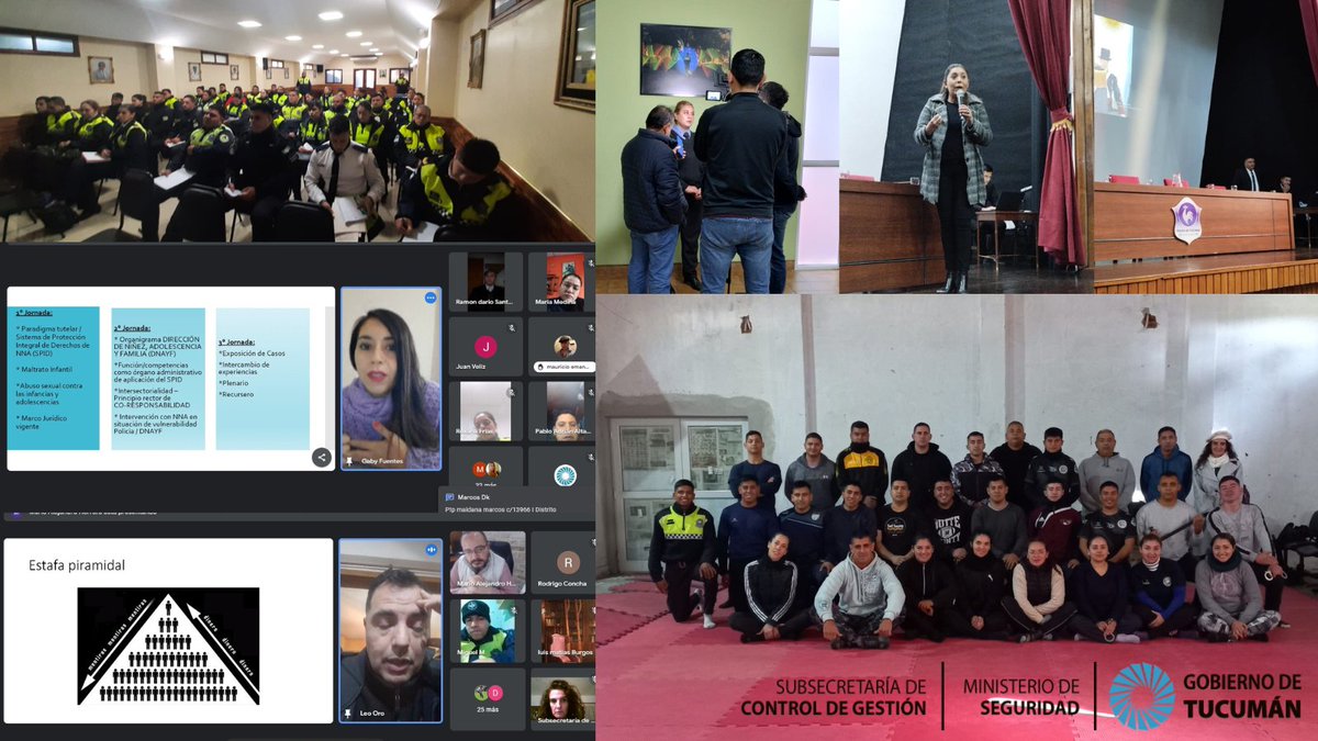 direccion_cdg's tweet photo. 📚Plan de Formación Profesional.
Cerramos las capacitaciones del mes de Junio pertenecientes al @MinSegTuc con la asistencia total de 442 alumnos: 
189 @subsec_cdg, 115 Esc. de Subofic. y 138 Esc. Superior, formando parte de manera virtual y presencial💻
@EmiTarifa https://t.co/IVaNayehNt