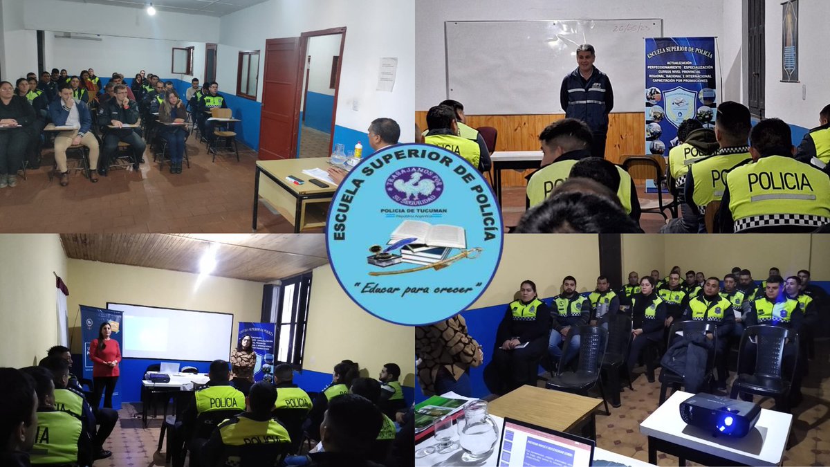 direccion_cdg's tweet photo. 📚Plan de Formación Profesional.
Cerramos las capacitaciones del mes de Junio pertenecientes al @MinSegTuc con la asistencia total de 442 alumnos: 
189 @subsec_cdg, 115 Esc. de Subofic. y 138 Esc. Superior, formando parte de manera virtual y presencial💻
@EmiTarifa https://t.co/IVaNayehNt