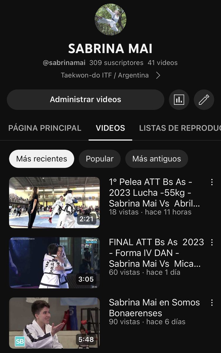 SabrinaMai26's tweet photo. Suscribite a mi canal de YouTube y mira todas mis peleas 🥋🇦🇷

https://t.co/uloJ8OlMjW https://t.co/7a5hD6bsSN
