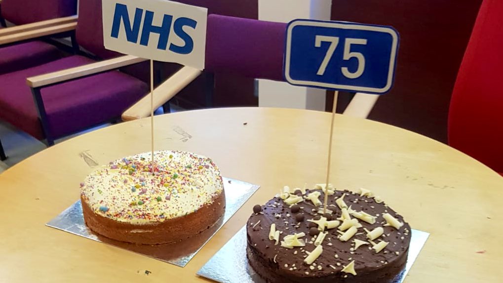WGH Blood Science Laboratory (@wghbloodscience) on Twitter photo As if we need an excuse to have some cake in the tearoom? 😋🍰H&S said no to the candles 🙅♂️🎂 Happy Birthday NHS #NHS75 #AtTheHeartOfHealthcare <a href="/IBMScience/">IBMS #AtTheHeartOfHealthcare</a> <a href="/WghLothian/">WGH Connect</a> As if we need an excuse to have some cake in the tearoom? 😋🍰H&S said no to the candles 🙅♂️🎂 Happy Birthday NHS #NHS75 #AtTheHeartOfHealthcare <a href="/IBMScience/">IBMS #AtTheHeartOfHealthcare</a> <a href="/WghLothian/">WGH Connect</a>