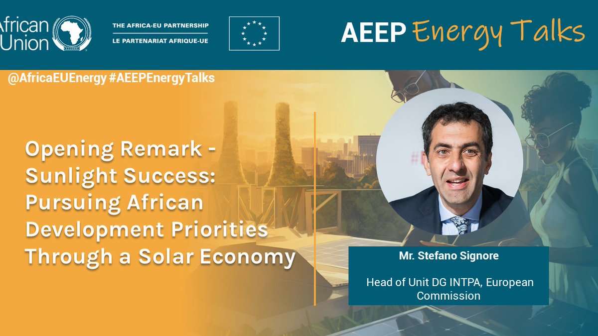 #Solartechnology is becoming cheaper and more affordable, in some cases one of the cheapest sources ⚡
♦️ #Africa has a huge potential in terms of availability of land

@StefanoSignor11 @EU_Partnerships