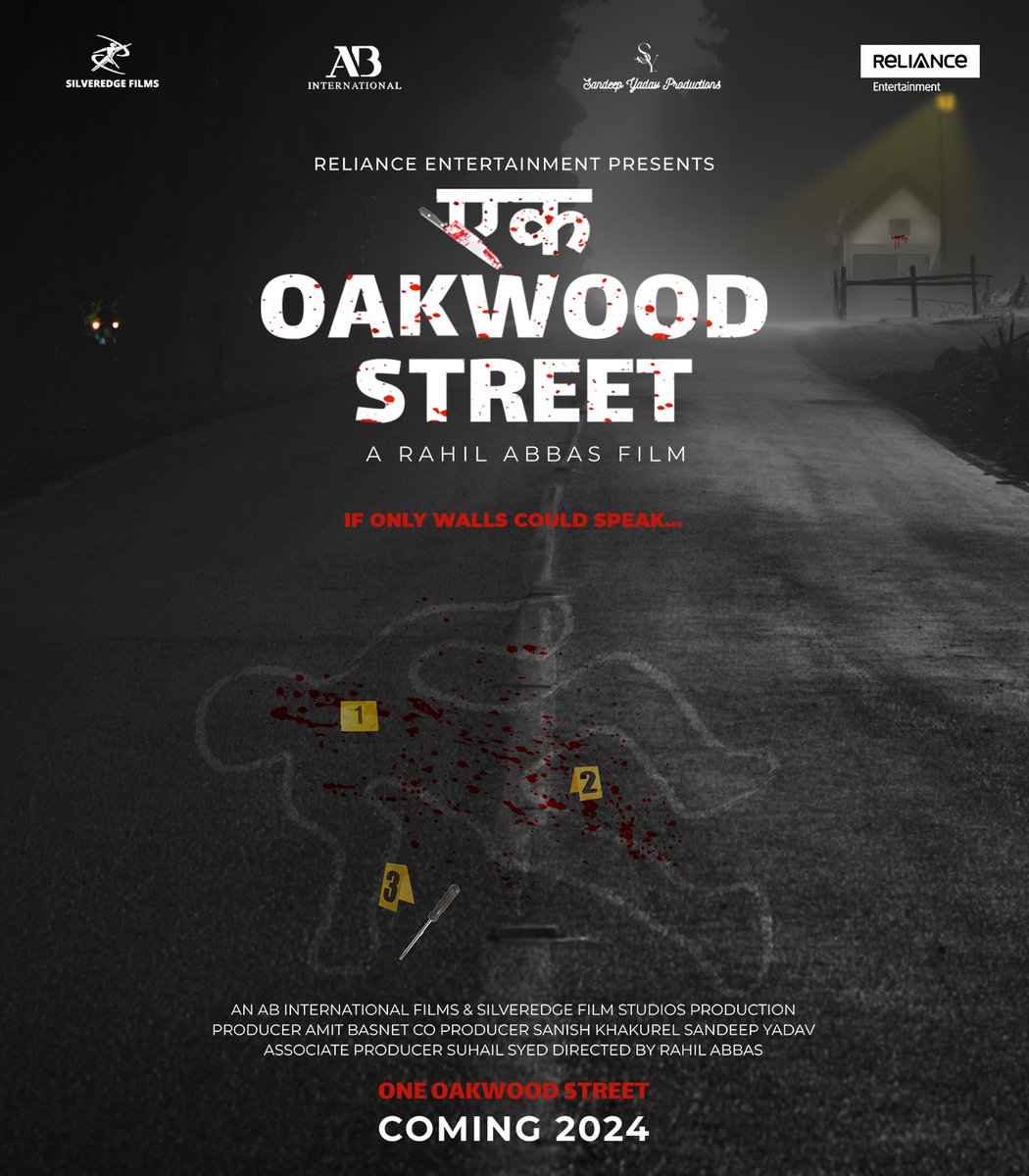 #RelianceEntertainment associates with AB International Films and SilverEdge Film Studios Production for their next film, #OneOakwoodStreet. 
Directed by Rahil Abbas.

 @iamrayhill @ABInternationaI @Sudeep1919 @SandeepYadav__ @SYproductionss #AmitBasnet